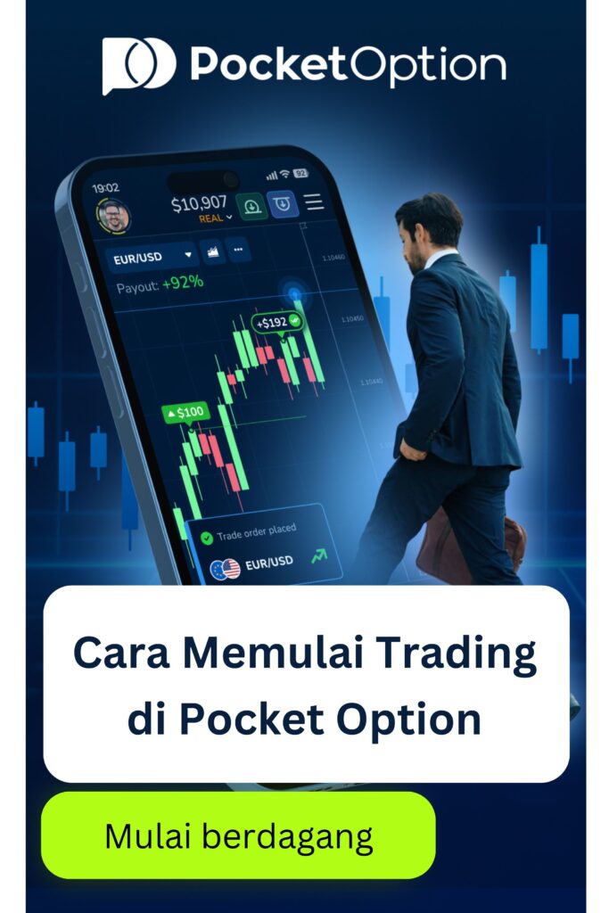 Cara memulai trading di Pocket Option.