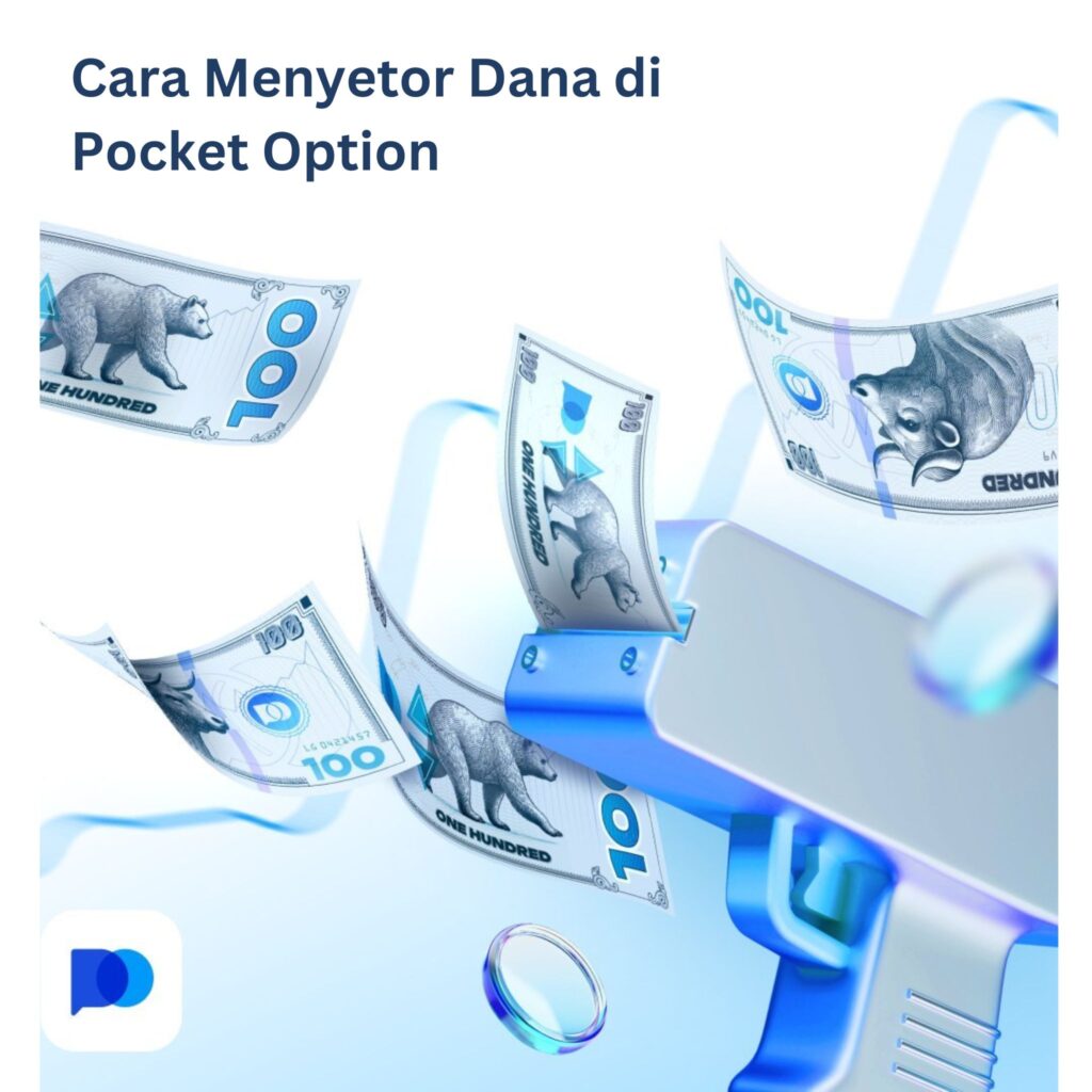 Cara menyetor dana di Pocket Option.