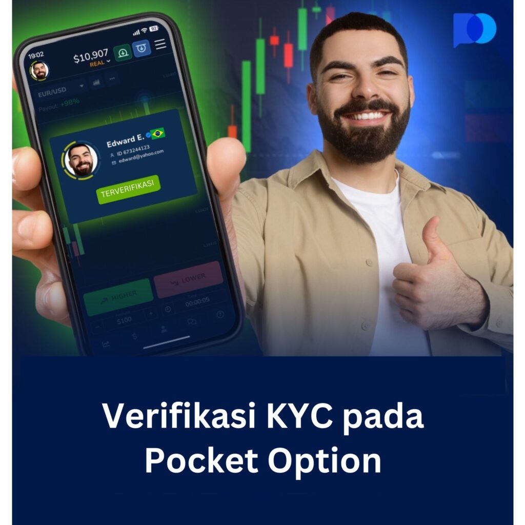 Verifikasi kyc pada Pocket Option.